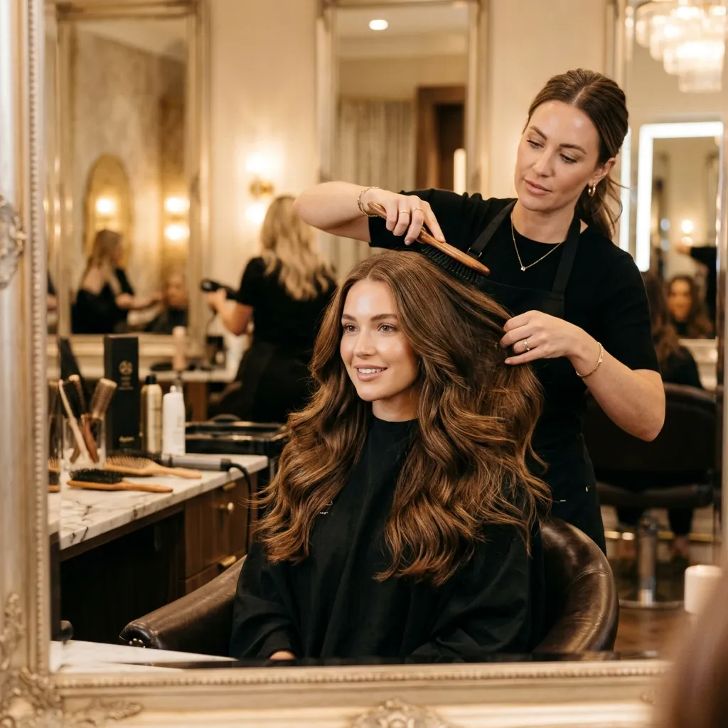 Professional ladies hair styling service