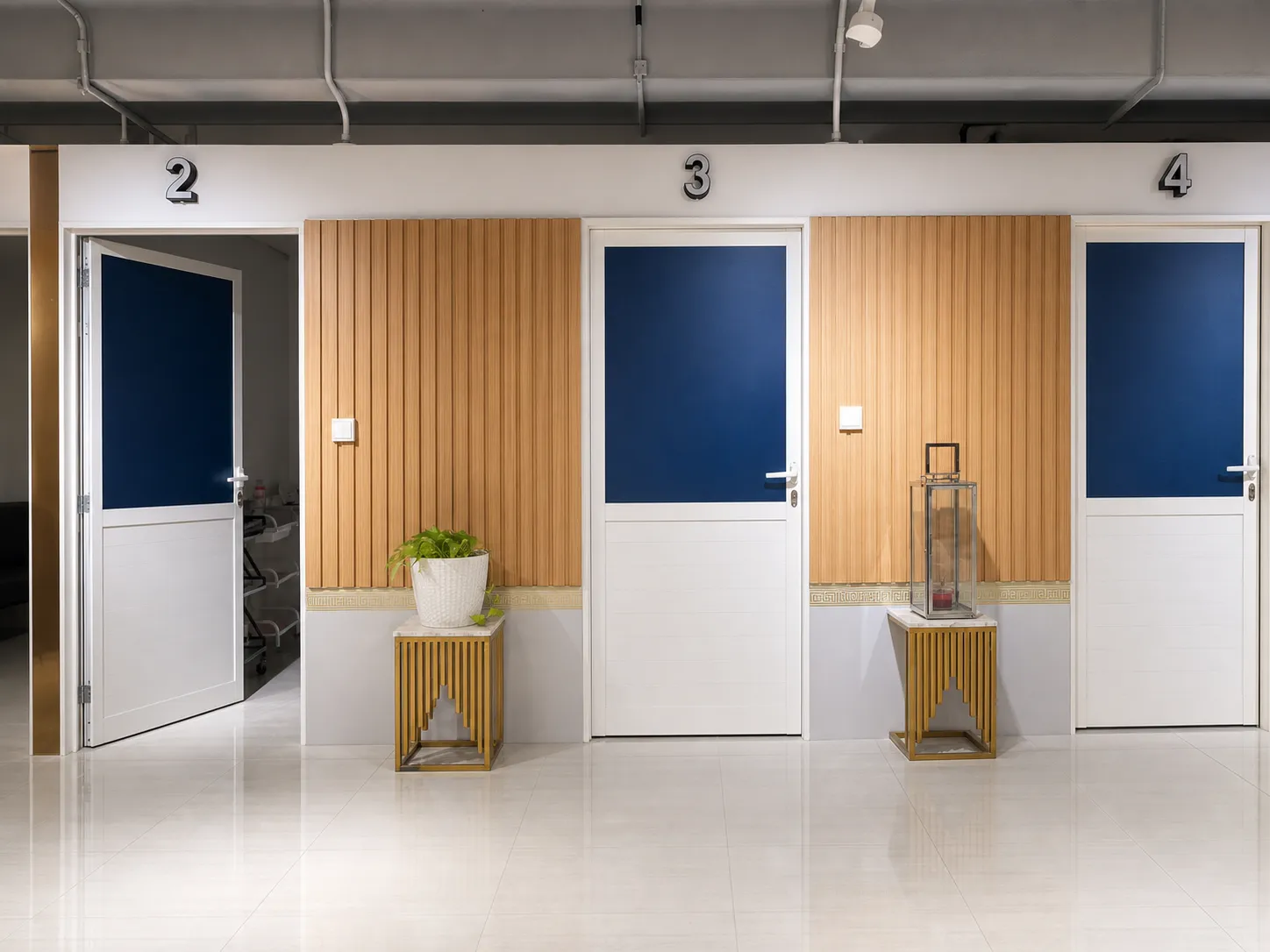 Quiet treatment rooms at Mubazzara
